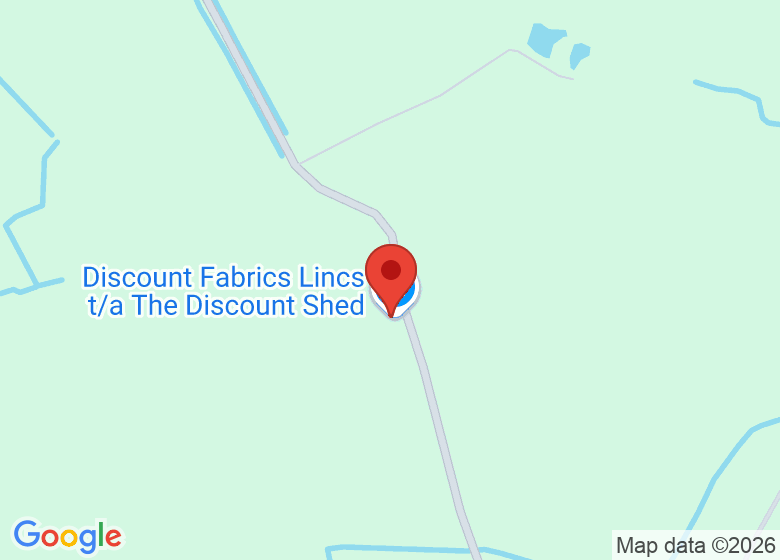 Map showing location of DISCOUNT FABRICS LINCS