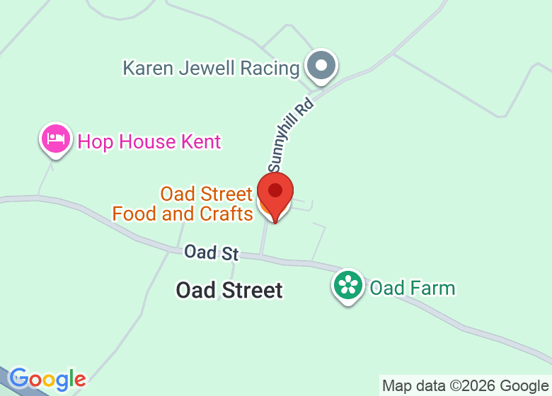 Map showing location of Oad Street Food and Crafts