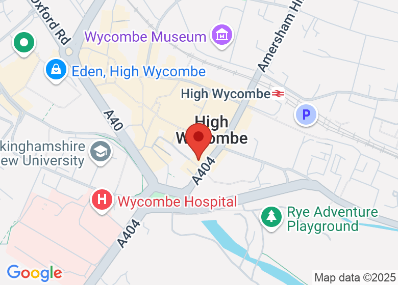 Map showing location of Patch High Wycombe