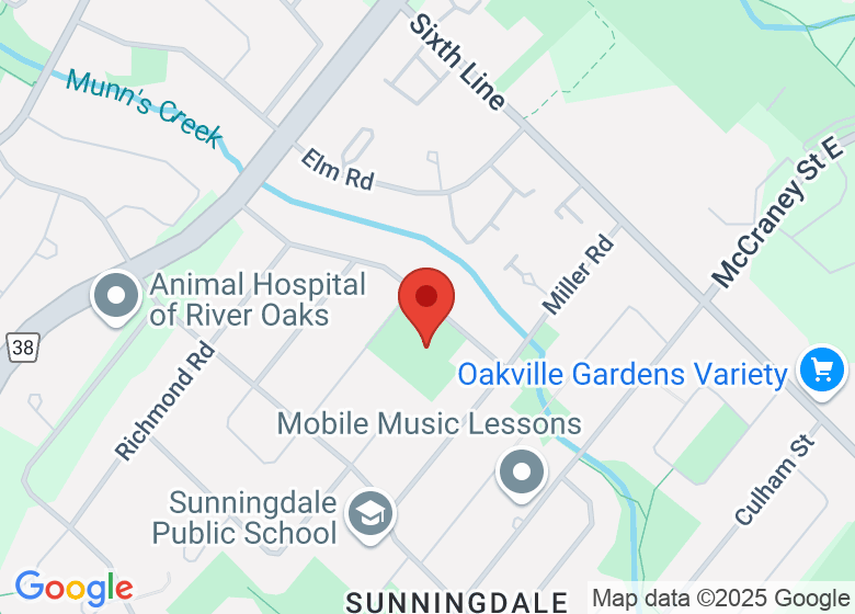 Map showing location of Sunningdale Park