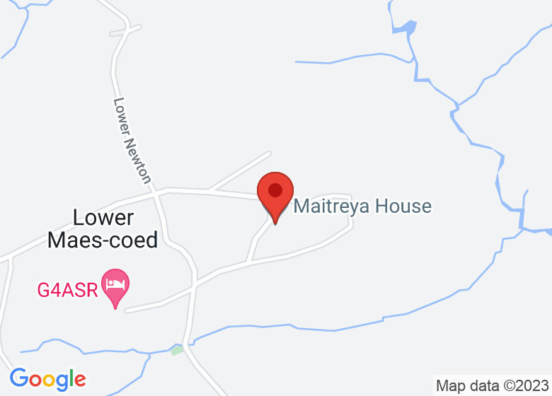 Map showing location of Maitreya House