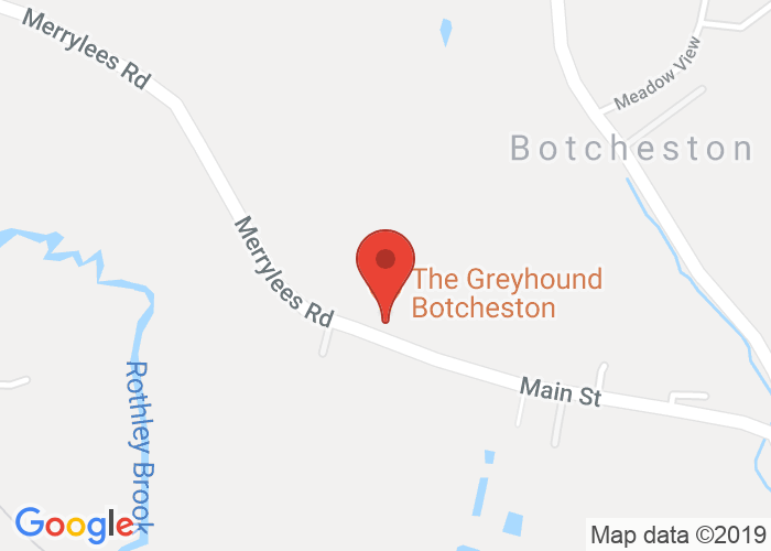 Map showing event location