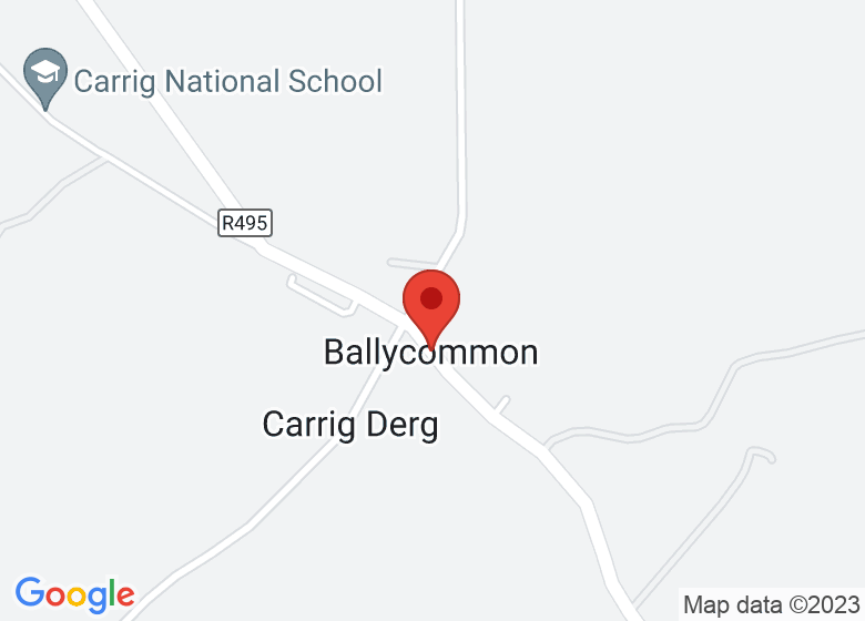 Map showing location of Muintir Na Tire Community Hall 