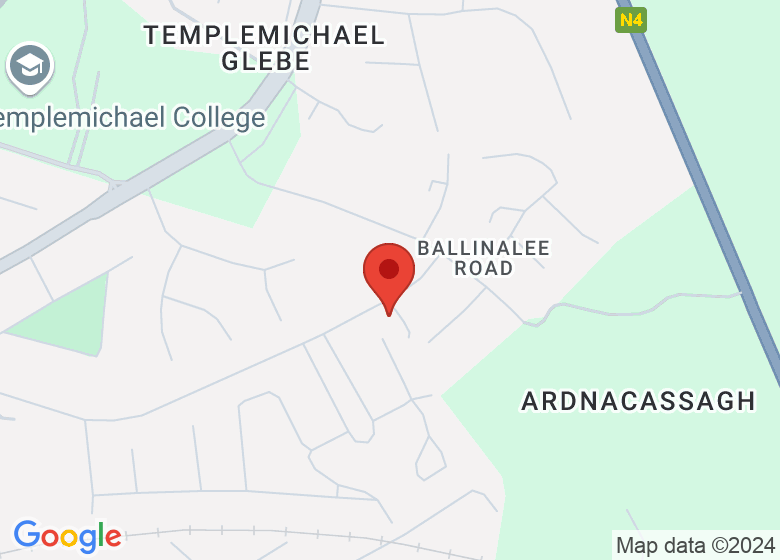 Map showing location of Longford Women's Link