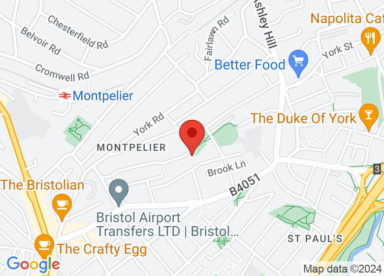 Map showing location of Albany Centre