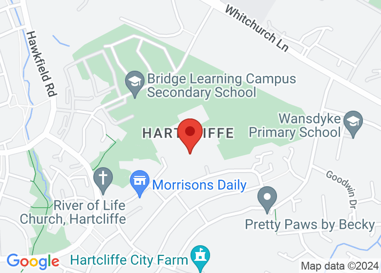 Map showing location of City Of Bristol Gymnastics Centre