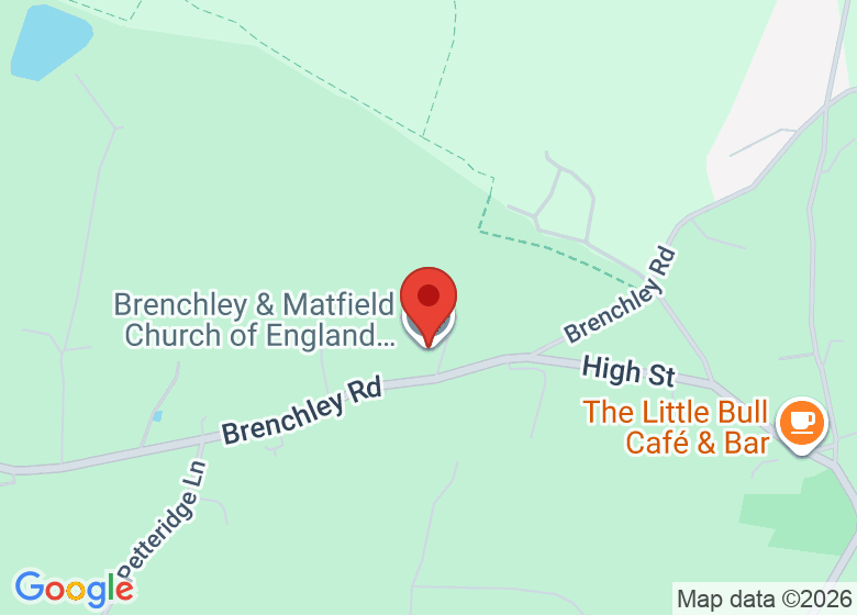 Map showing location of Brenchley & Matfield Church of England Primary School