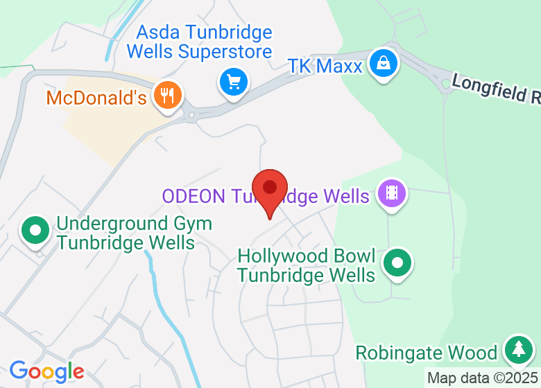 Map showing location of Skinners' Kent Primary School