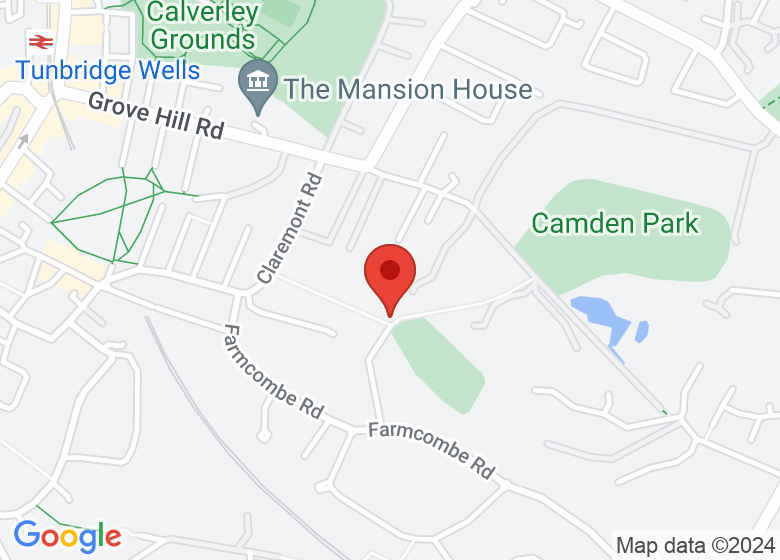 Map showing location of Claremont Primary School