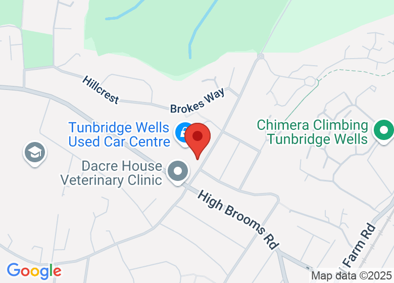 Map showing location of St Matthew's High Brooms C Of East Controlled Primary School