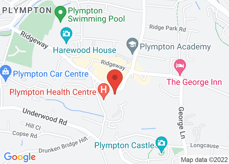 Map showing location of Rees Youth & Community Centre