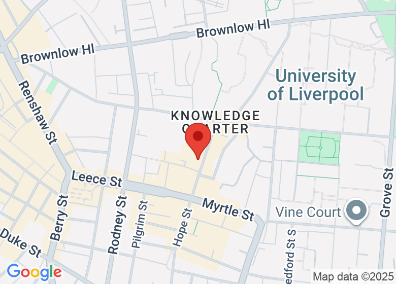Map showing location of 24 Hope Street