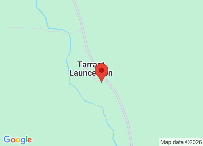 Map showing location of Launceston Farm