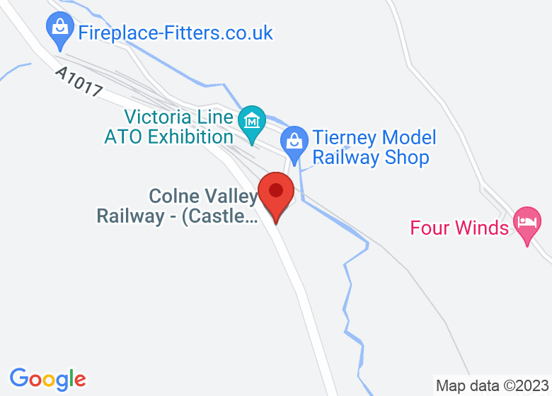 Map showing location of Colne Valley Railway - (Castle Hedingham, Station)
