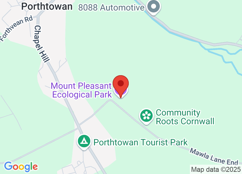 Map showing location of Mount Pleasant Ecological Park