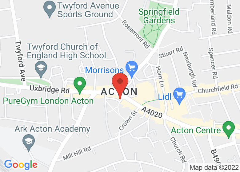 Map showing location of CODY STUDIOS 