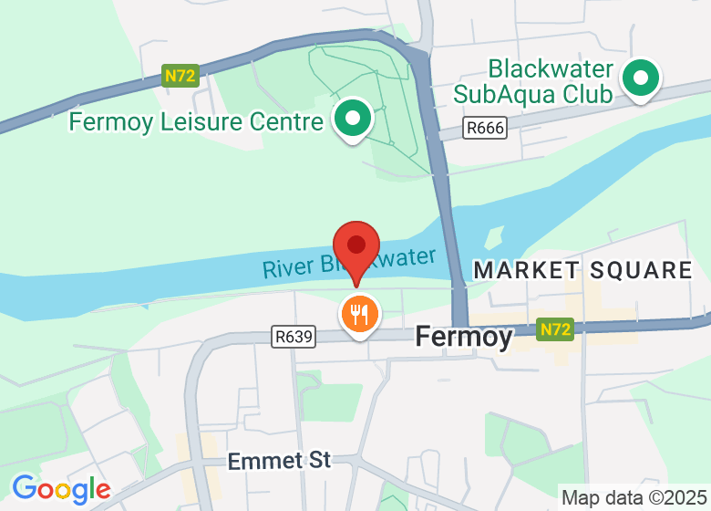 Map showing location of Fermoy Community Youth Centre - Home of the Palace Theatre