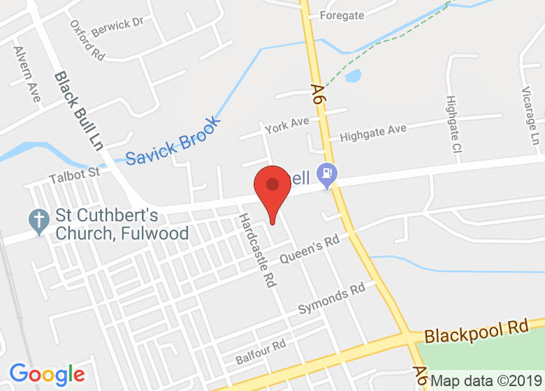 Map showing location of Galloway Hall