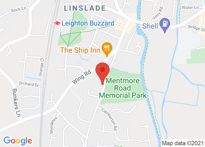 Map showing location of The Recreation Rooms