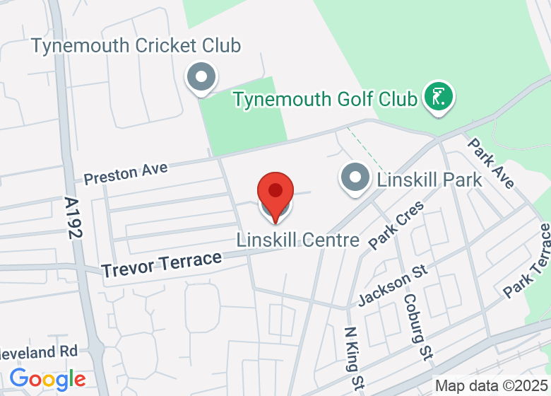 Map showing location of Linskill Centre