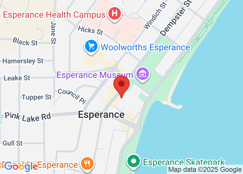 Map showing location of Good Little Things