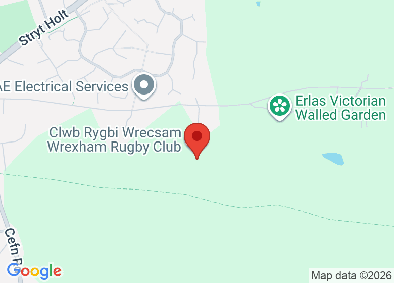 Map showing location of The Pilates Centre, Wrexham