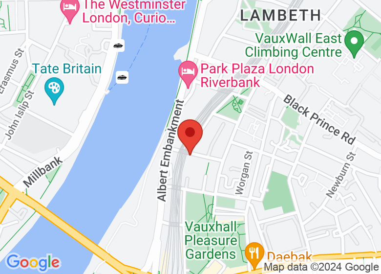 Map showing location of Base Dance Studios