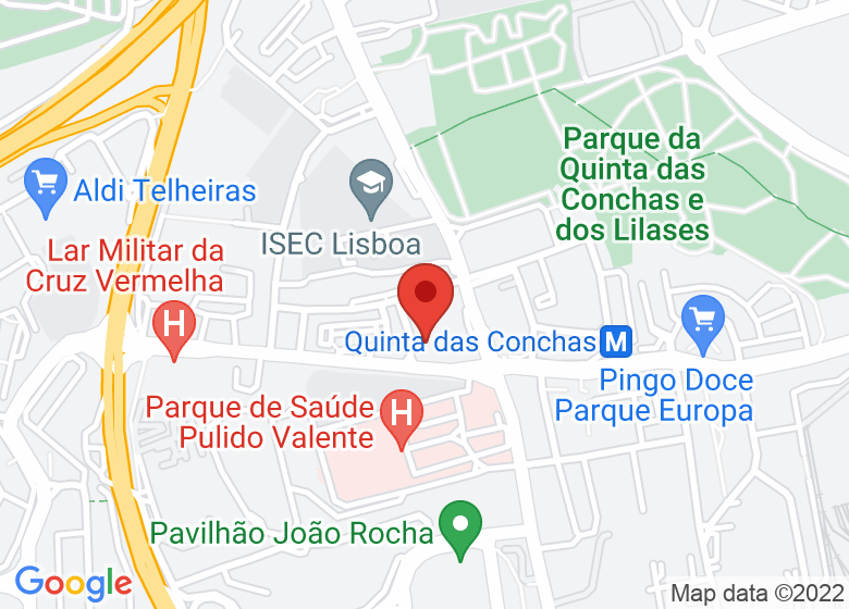 Map showing location of Feel2B - Espaço para Sentir, Espaço para Ser