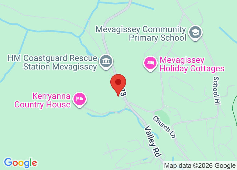 Map showing location of Mevagissey Activity Centre