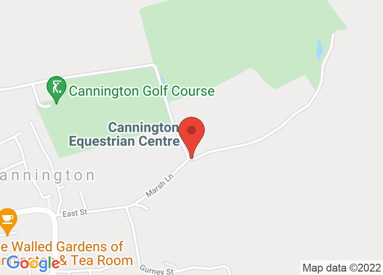 Map showing location of Bridgwater & Taunton College - Cannington Campus