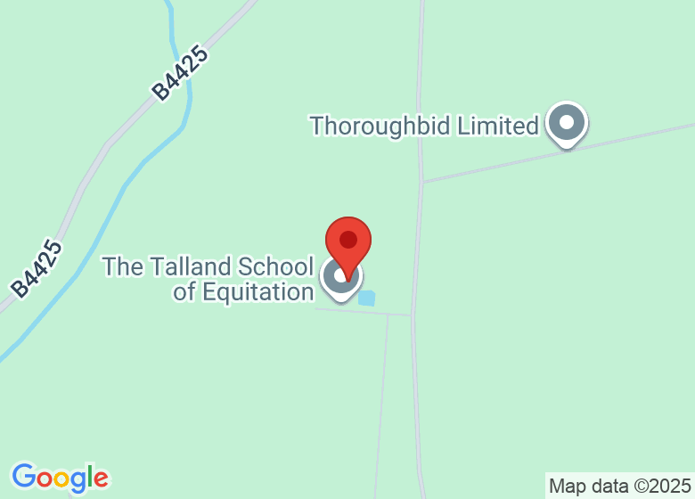 Map showing location of The Talland School of Equitation