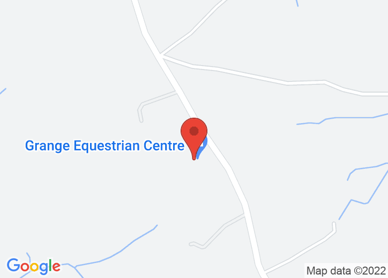 Map showing location of Grange Equestrian Centre