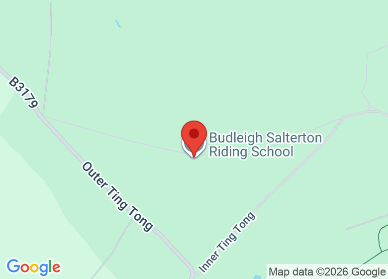 Map showing location of Budleigh Salterton Riding School