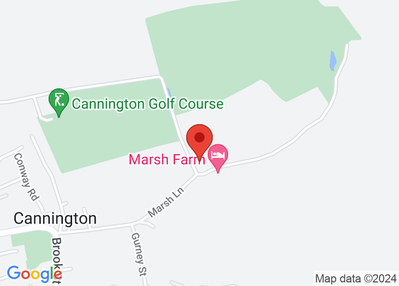 Map showing location of Cannington Equestrian Centre