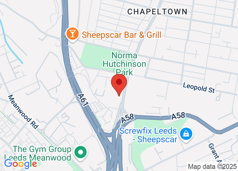 Map showing location of RJC Dance