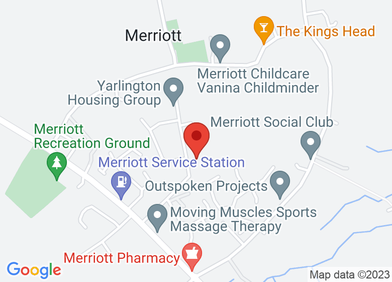 Map showing event location