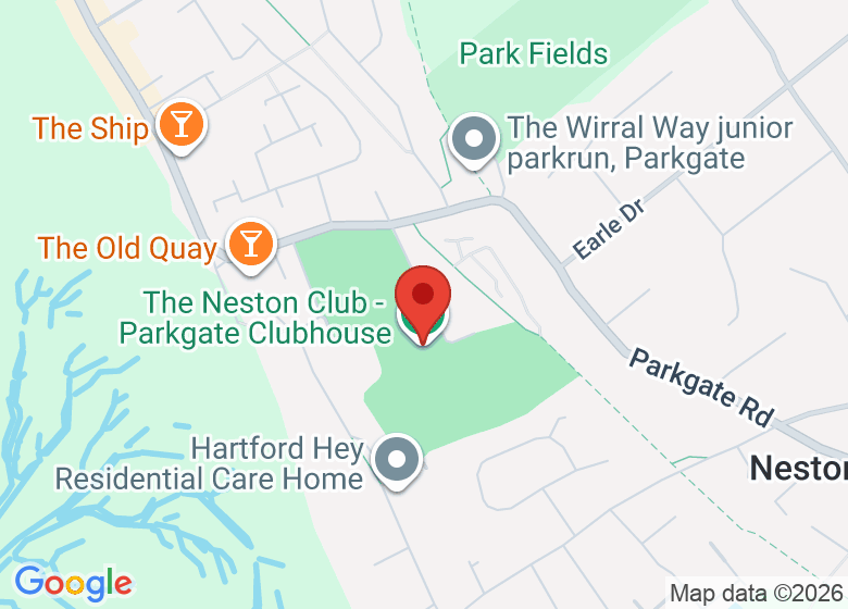 Map showing location of The Neston Club