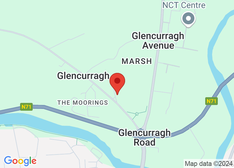 Map showing location of O'Donovan Rossa GAA Club