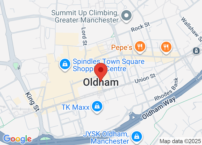 Map showing event location