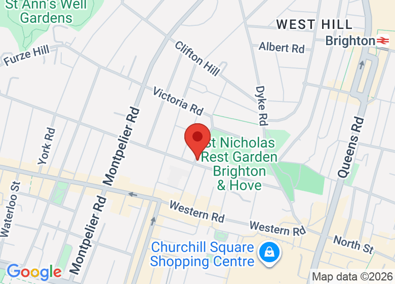 Map showing location of The Windmill Brighton