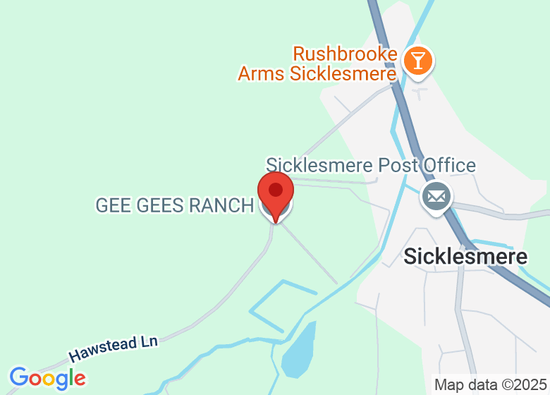 Map showing location of GEE GEES RANCH
