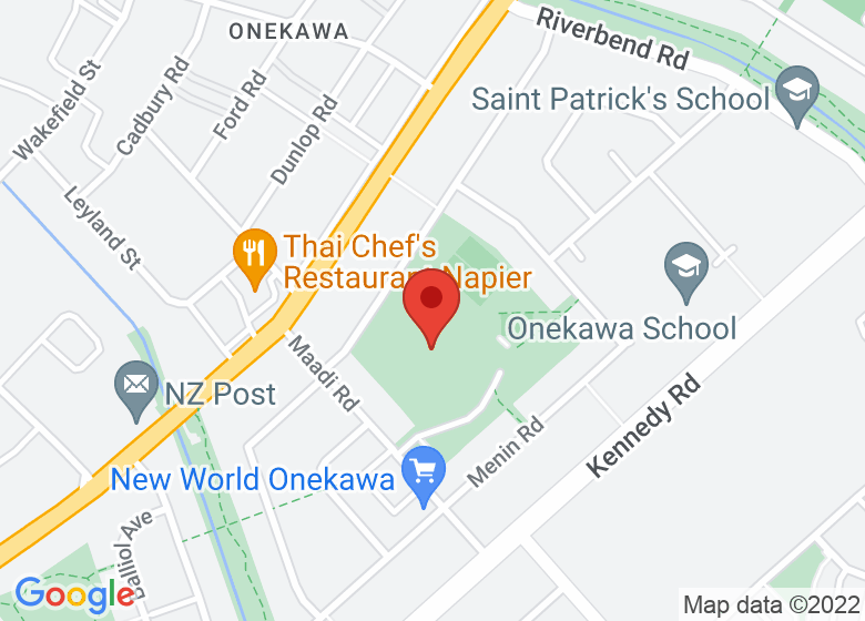 Map showing location of Napier Plunket Community Hub