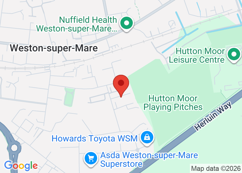 Map showing location of Weston Dance Academy