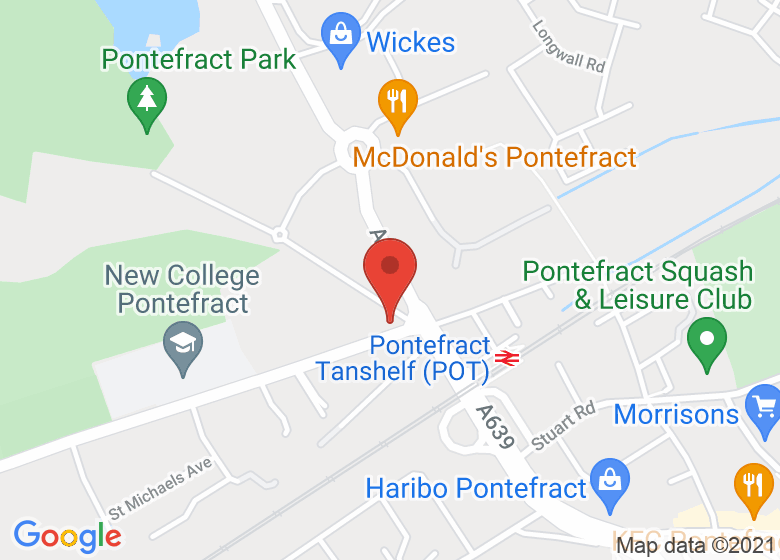 Map showing location of Aspire At The Park