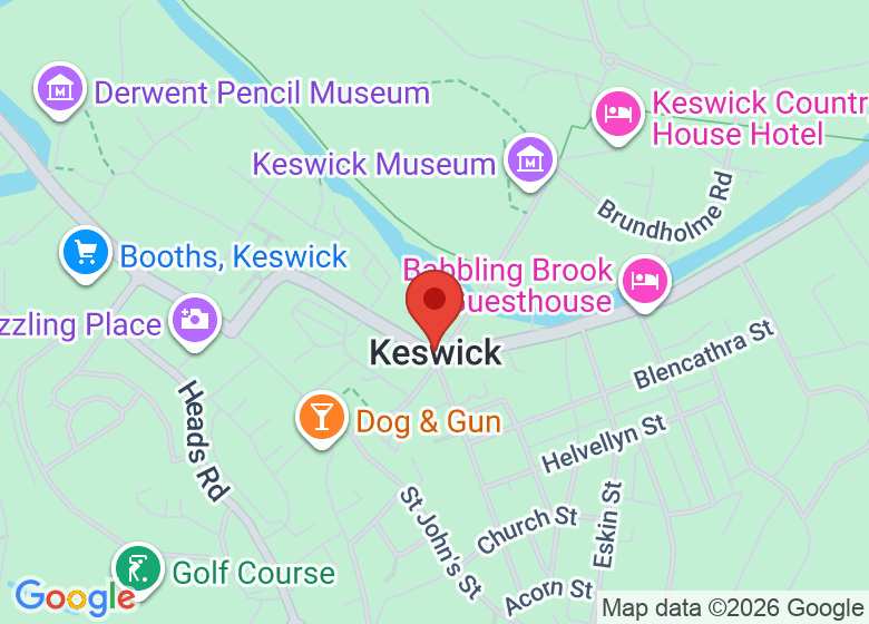 Map showing event location