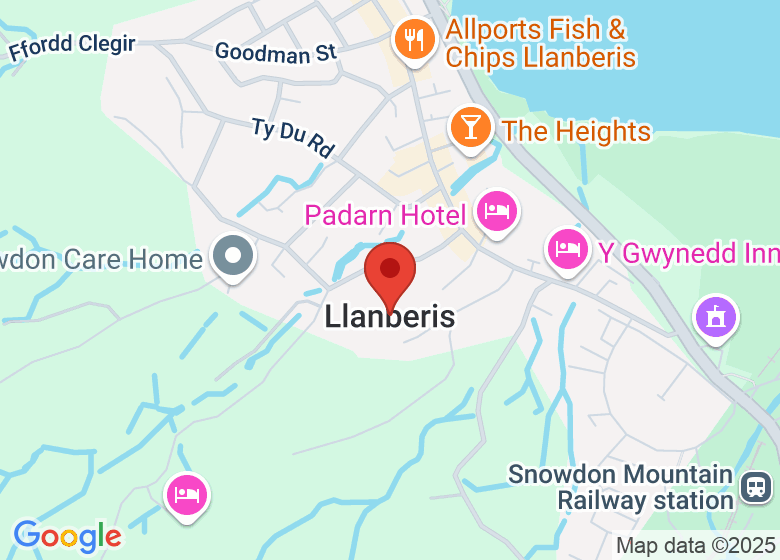 Map showing event location