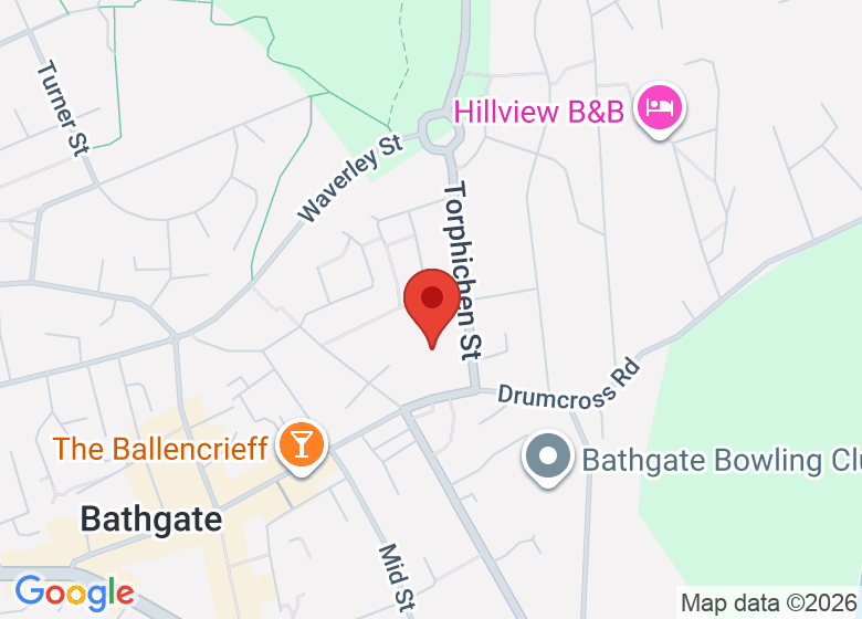 Map showing location of Glenmavis Bowling Club