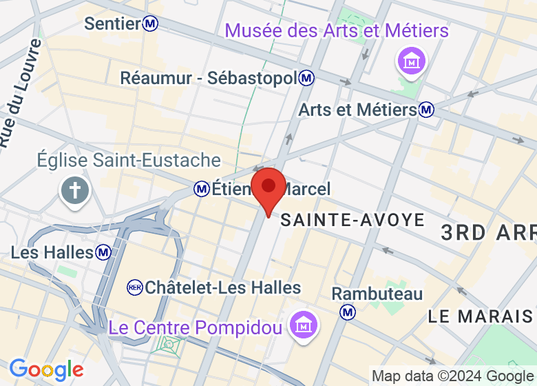 Carte montrant l'emplacement de Sacré Frenchy !