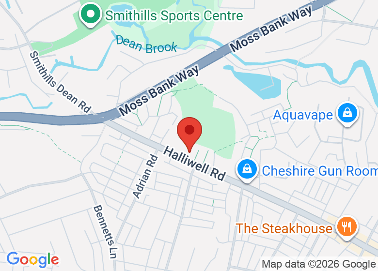 Map showing location of HAFWAY HUB 