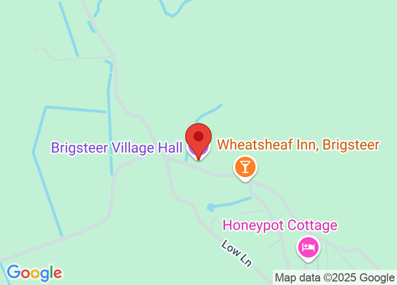 Map showing location of Brigsteer Village Hall